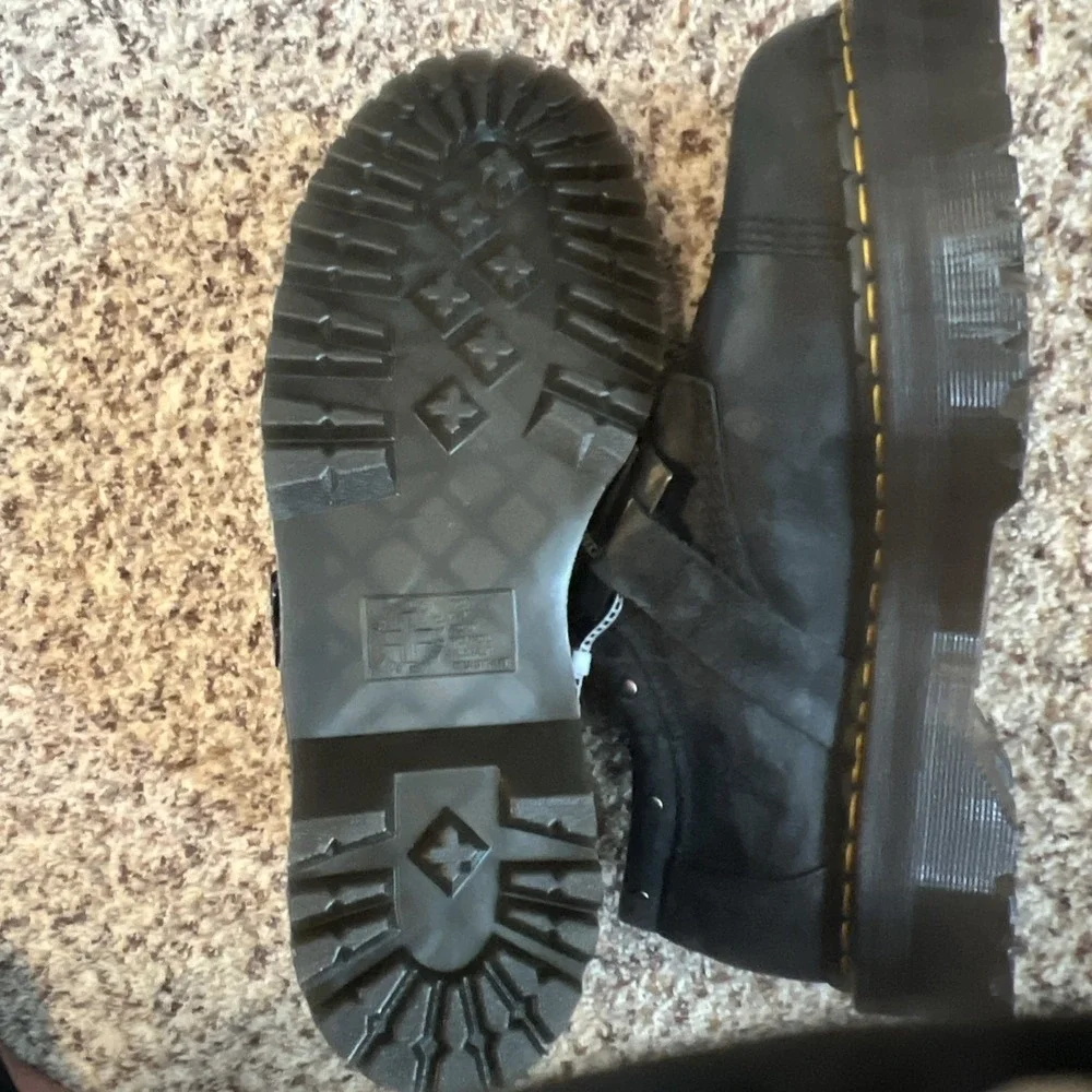 Dr. Martens/Hinge QUAD Sz 14 US/ 48 EU Gothic Punk industrial Platform Shoes